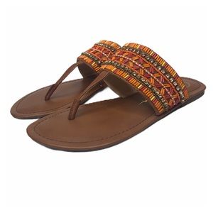 JESSICA SIMPSON JP-Rubenson Beaded Flat Sandal